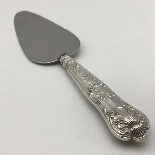 Vintage Silver `Kings Pattern` Cake Slice