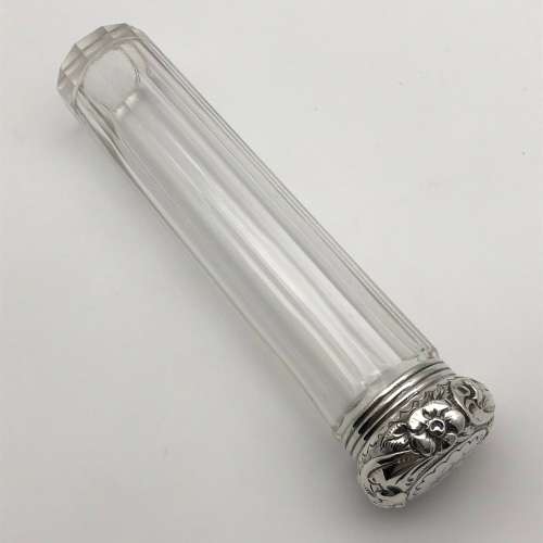 Victorian Silver Topped Hat-Pin Jar (1898)