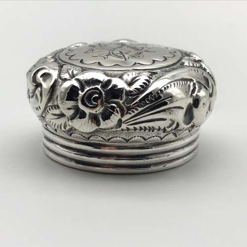 Victorian Silver Topped Hat-Pin Jar (1898)