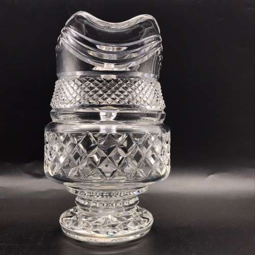 Large Vintage `Cut-Crystal` Water Jug