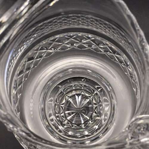 Large Vintage `Cut-Crystal` Water Jug