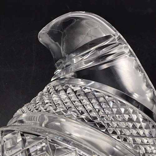 Large Vintage `Cut-Crystal` Water Jug