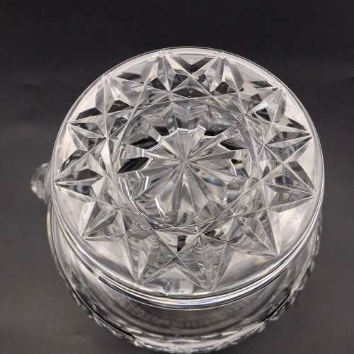 Large Vintage `Cut-Crystal` Water Jug
