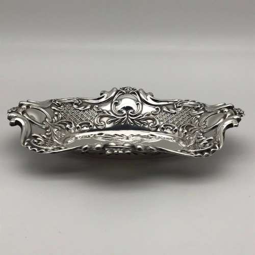 Lovely Victorian Solid Silver Sweet/Trinket Dish