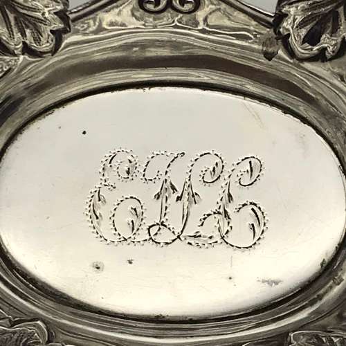 Solid Silver `Art Nouveau` Basket (1904)