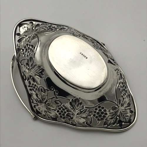 Solid Silver `Art Nouveau` Basket (1904)