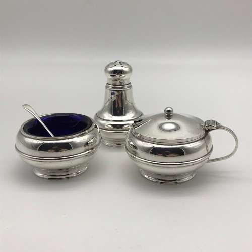 Antique Sterling Silver Cruet Set (1912)