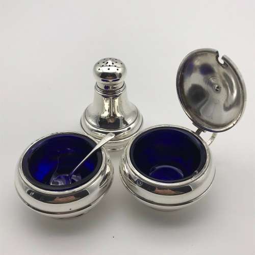Antique Sterling Silver Cruet Set (1912)