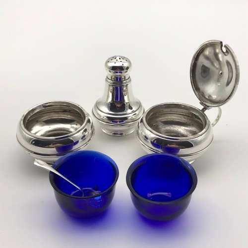 Antique Sterling Silver Cruet Set (1912)