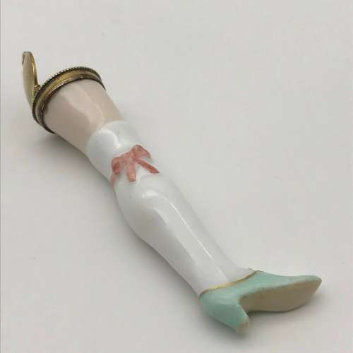 Rare Antique Porcelain Needle Case (for Freestar)