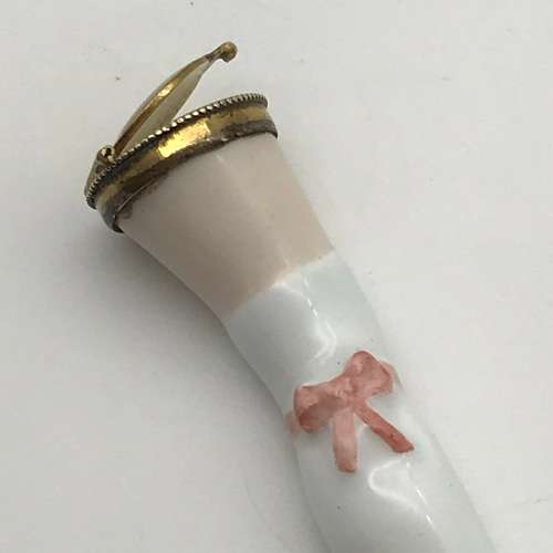 Rare Antique Porcelain Needle Case (for Freestar)