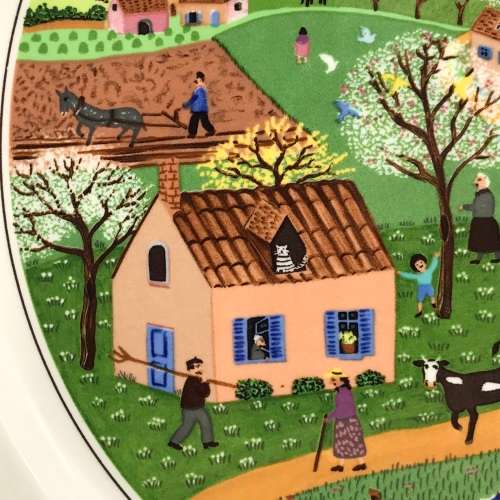 Villeroy & Boch `Naif` Wall Plate (Spring)