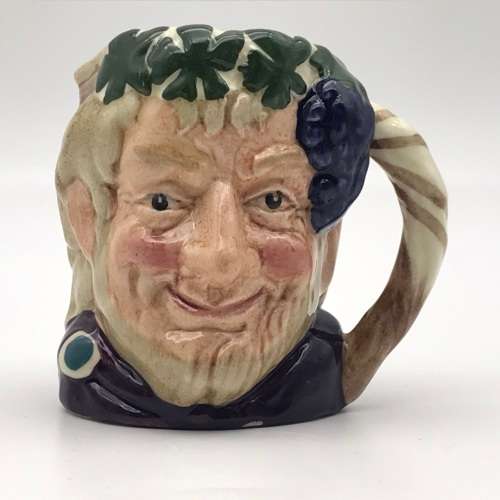 Mini Royal Doulton `Bacchus` Character Jug