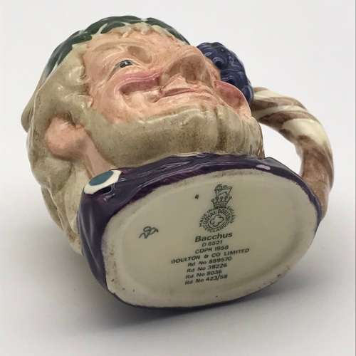 Mini Royal Doulton `Bacchus` Character Jug