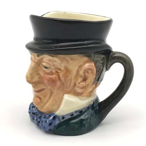 Mini Royal Doulton `Mr. Micawber` Character Jug