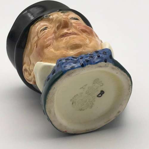 Mini Royal Doulton `Mr. Micawber` Character Jug