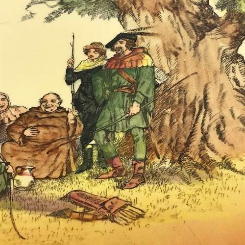Large Royal Doulton `Under the Greenwood Tree` Charger