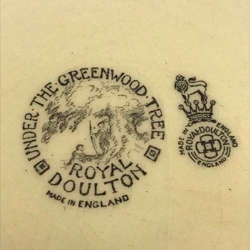 Large Royal Doulton `Under the Greenwood Tree` Charger