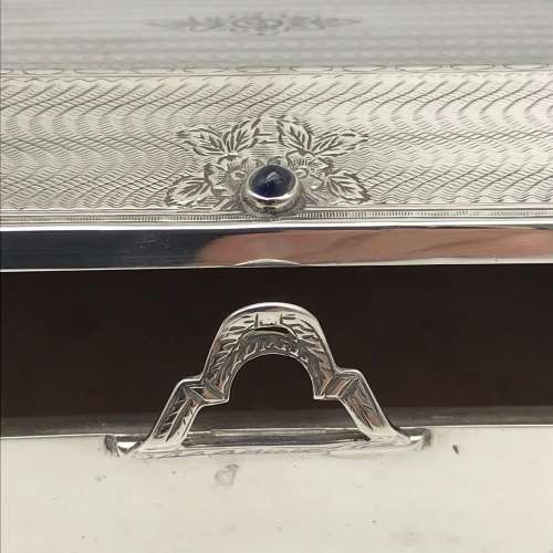 Fabulous Antique English Silver Box (1902)