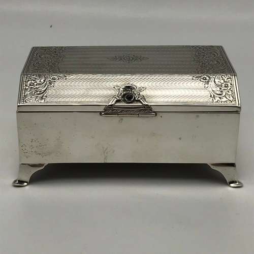 Fabulous Antique English Silver Box (1902)