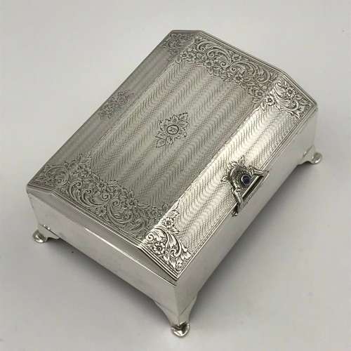 Fabulous Antique English Silver Box (1902)