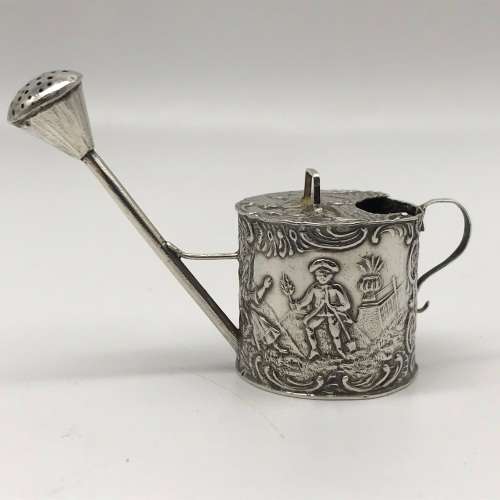 Victorian Silver Miniature `Watering Can` (1891)
