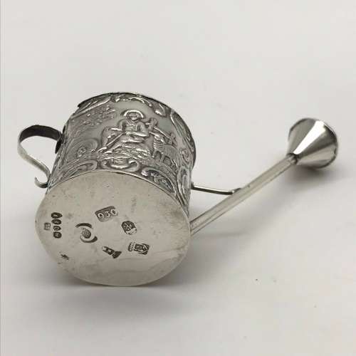 Victorian Silver Miniature `Watering Can` (1891)