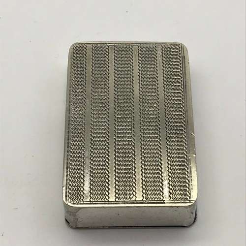 Unusual Antique Silver-Plated Vesta Case