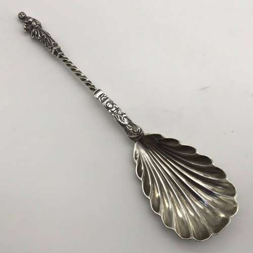 Victorian Solid Silver `Apostle` Serving Spoon (1897)