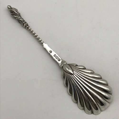 Victorian Solid Silver `Apostle` Serving Spoon (1897)