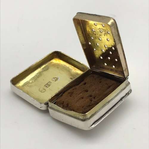 Silver `George III` Vinaigrette (1814 - John Shaw)