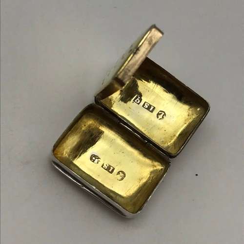 Silver `George III` Vinaigrette (1814 - John Shaw)