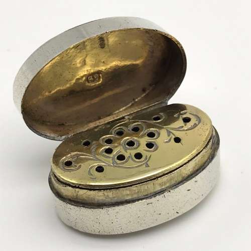 George III Silver Vinaigrette (1800 - Samuel Pemberton)