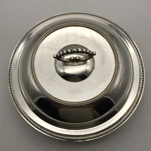 Quality Silver-Plated Entrée Dish & Cover (Lambidis)