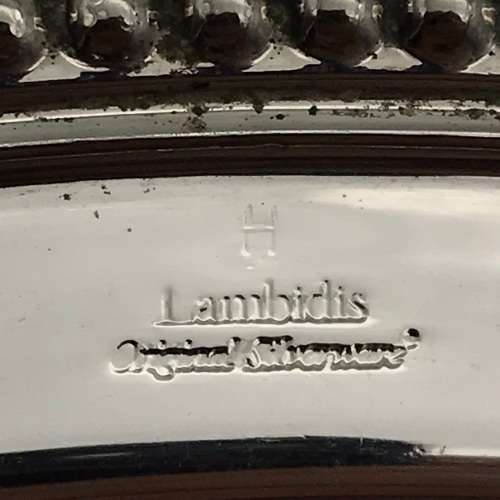 Quality Silver-Plated Entrée Dish & Cover (Lambidis)