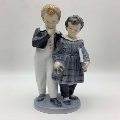 Royal Copenhagen `Flight to America` Figurine (1761)
