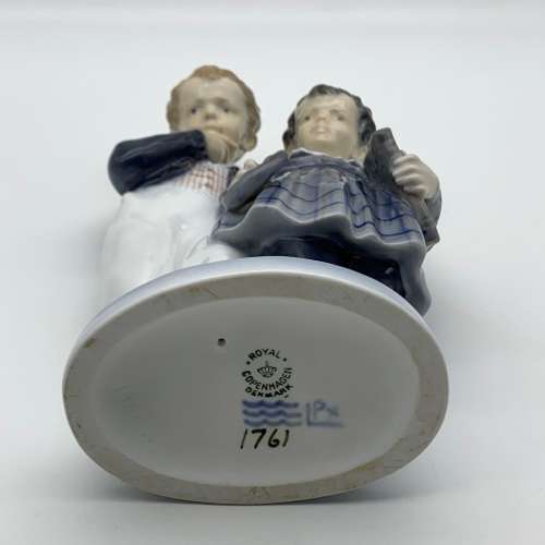 Royal Copenhagen `Flight to America` Figurine (1761)