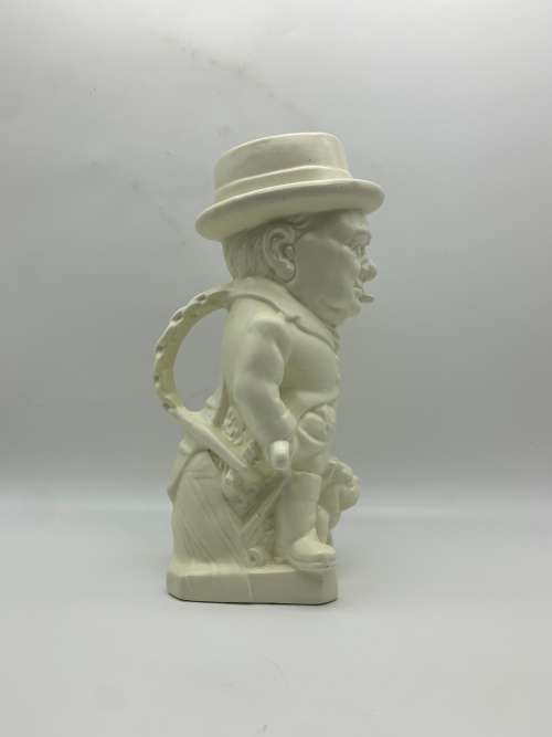 Early, Large `John Bull - Winston Churchill` Toby Jug (Burleigh Ware)