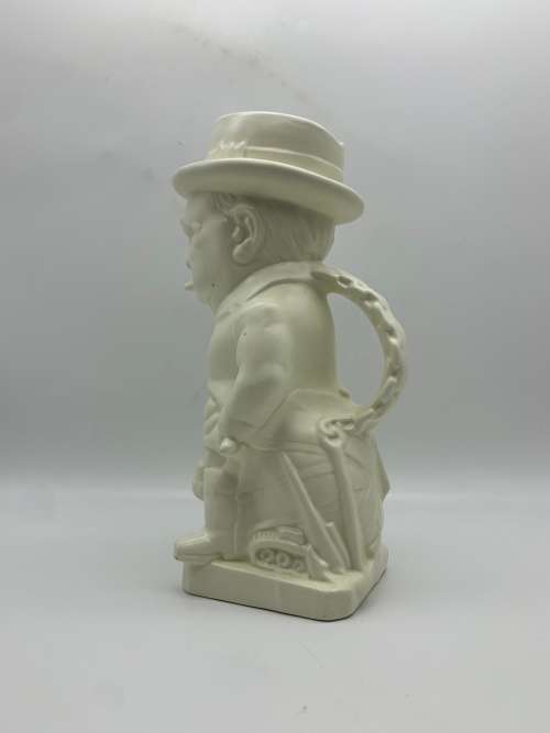 Early, Large `John Bull - Winston Churchill` Toby Jug (Burleigh Ware)