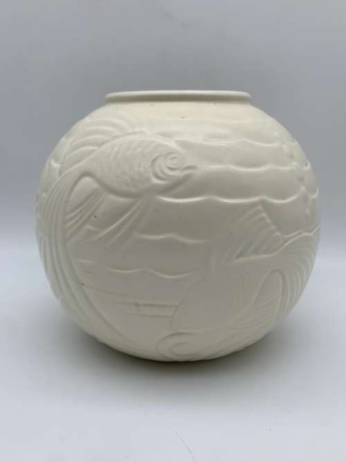 Wonderful Art Deco Spode `Velamour - Goldfish` Vase