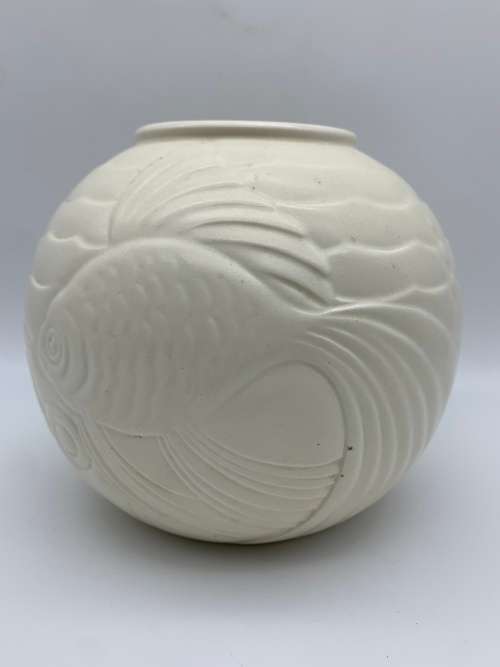 Wonderful Art Deco Spode `Velamour - Goldfish` Vase