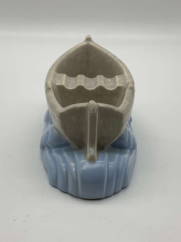 Scarce Vintage `Poole Pottery` Rowing Boat Ashtray