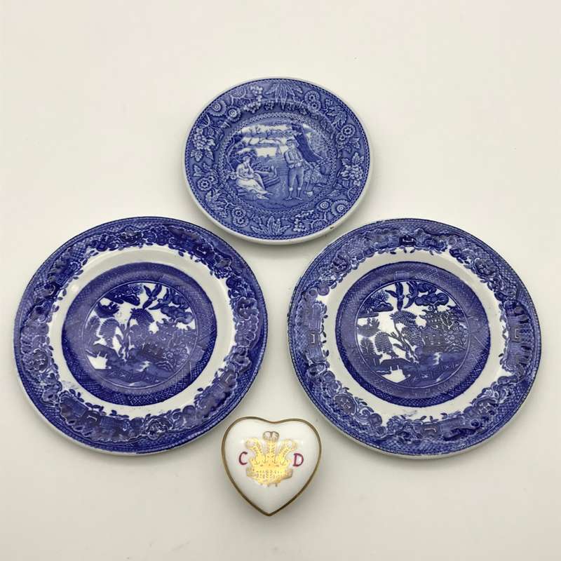 Four Vintage `Spode & Ridgway` Collectable Pieces