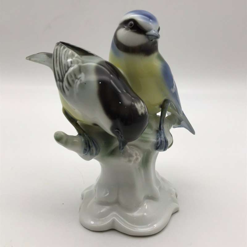 Vintage Collectable German Bird, Crystal Teddy Bear & Bunny Trinket Box
