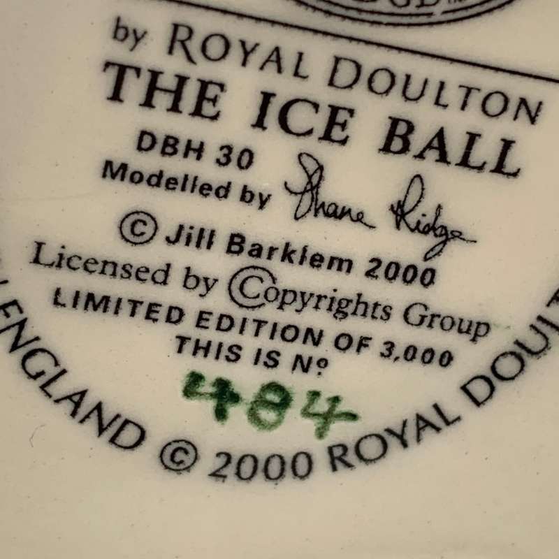 R/Doulton Brambly Hedge `The Ice Ball` Figurine (Ltd. Edition)