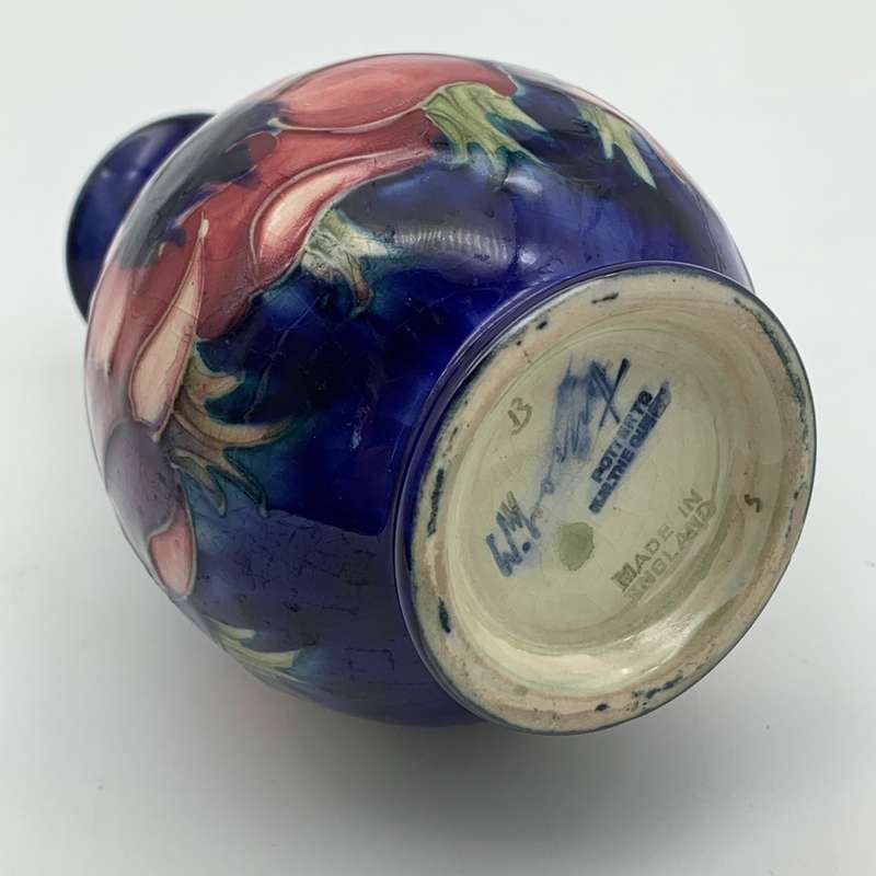 Vintage Moorcroft `Anemone` Vase (1930/40`s)