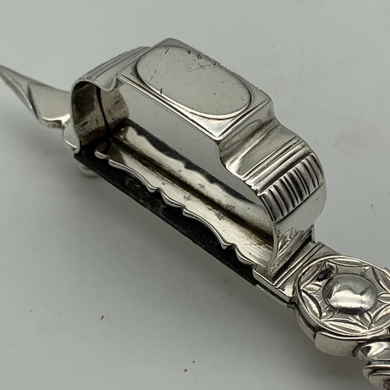 Rare Silver `George III` Candle Wick Trimmer/Snuffer (1762)