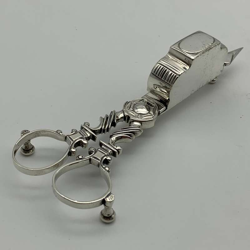 Rare Silver `George III` Candle Wick Trimmer/Snuffer (1762)