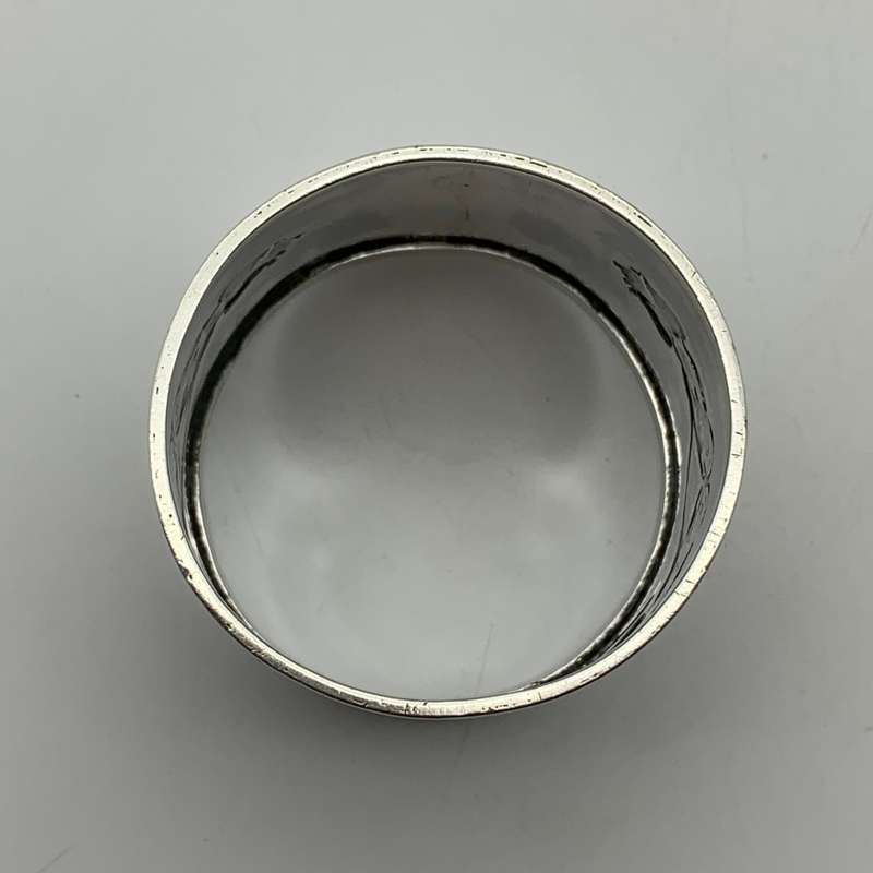 Rare `Liberty & Co` (CYMRIC) Silver & Enamel Napkin Ring (Archibald Knox)