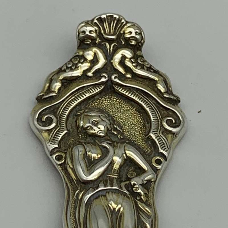 Victorian Silver Gilt Christening Fork & Spoon Set (Chawner & Co. 1867)